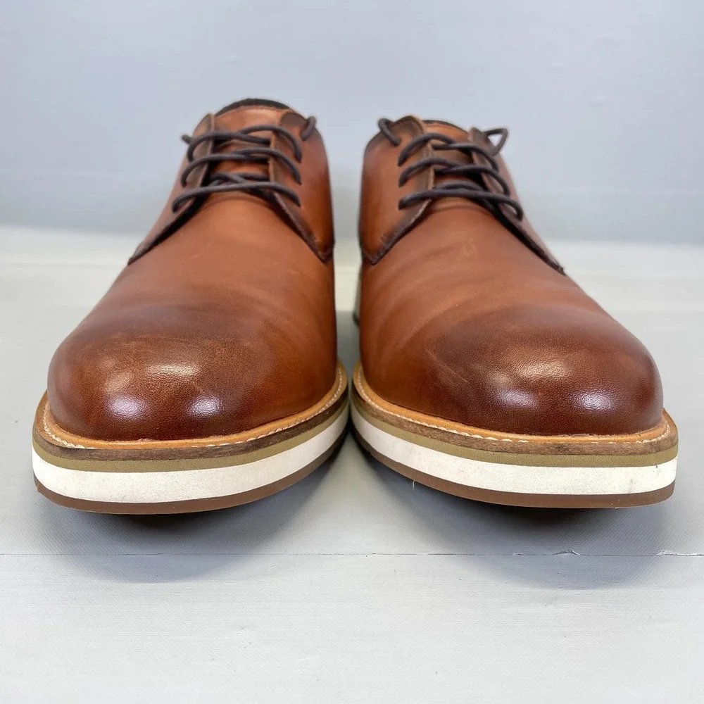 Cole Haan Grand 360 Shoes Mens Size 13 M Brown Leather Comfort Casual Sneakers